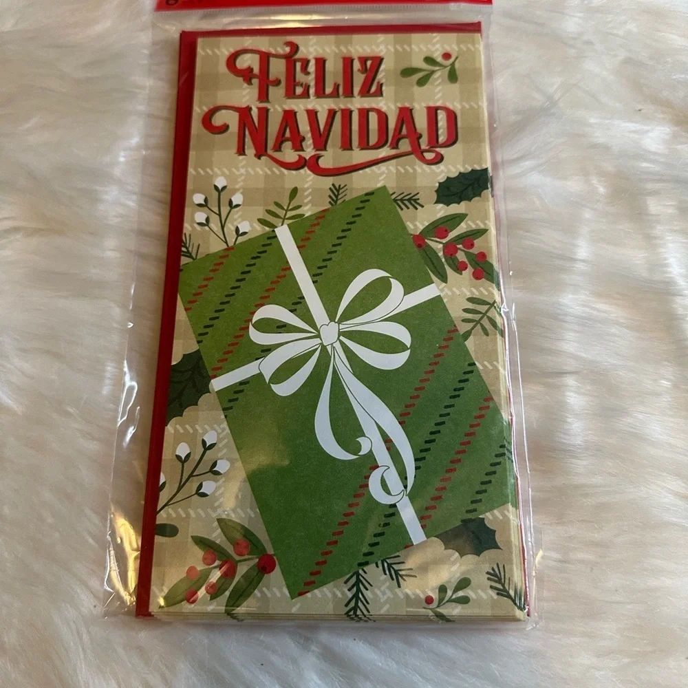 🩵5/$8 Feliz Navidad Holiday Gift Bag